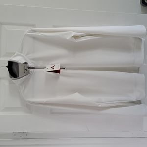 NWT LARGE WHITE ANTIGUA GOLF SWEATER
